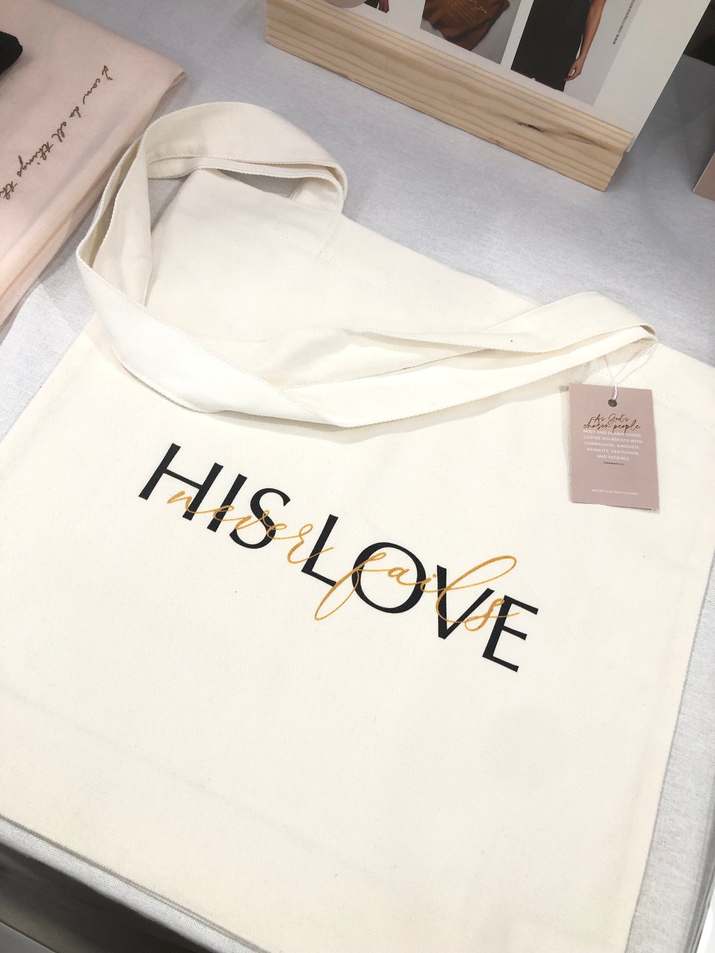 His Love Tote Bag