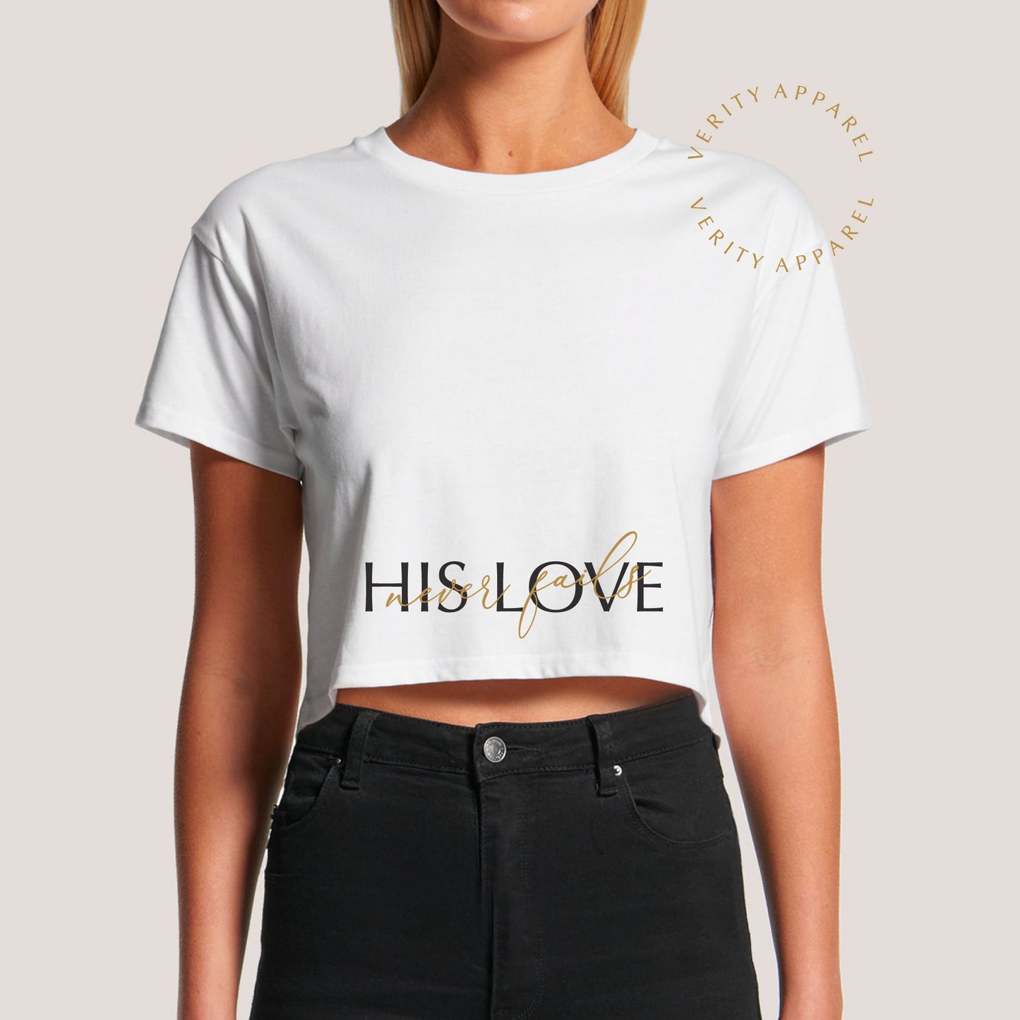 His Love Women's Crop Tee